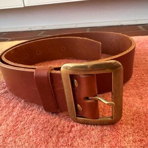 Martin + Osa black leather made in England belt xs